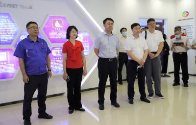 江门市政企考察团莅临bv1946伟德官网参观考察