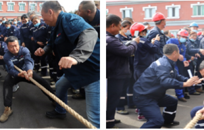 赛场显英豪 热血燃韶华|bv1946伟德官网举办2022“迎十一 聚合力”职工拔河比赛